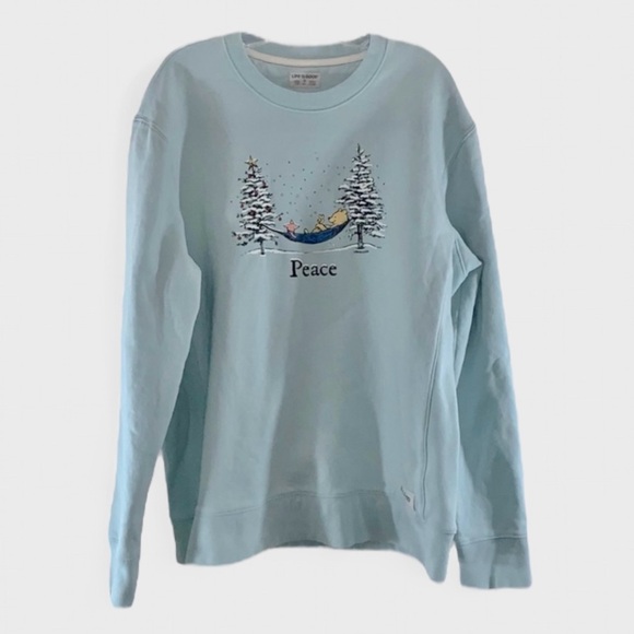 Life Is Good Tops - F408 Unisex Life is Good Peace Sweatshirt